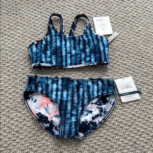 Athleta Multicolor Tie-Dye Bikini Set